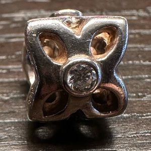 Pandora CZ Four Petal Charm